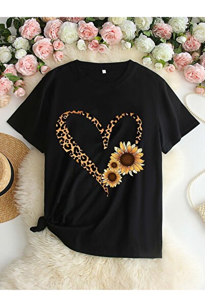 puolikuu Tricou unisex cu croială confortabilă, cu panglică și imprimeu dublu