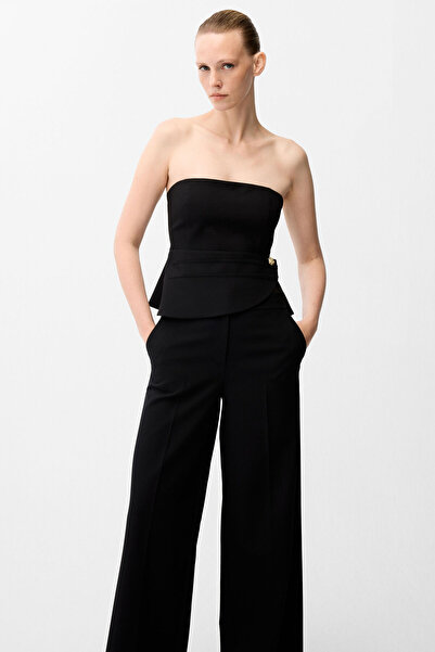 adL Mert Aslan Drape Detaylı Asimetrik Bluz