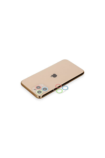 OSKA GLOBAL Iphone 11 pro color camera lens protection glass - blue-green