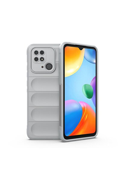sscase Magic Shield TPU + Flannel θήκη Σιλικόνης Grey (Xiaomi Redmi 10C)