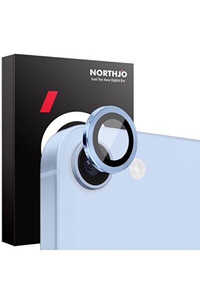 sscase Apple iPhone 16e/17e NORTHJO Κρίκος Προστασίας για Κάμερα Blue