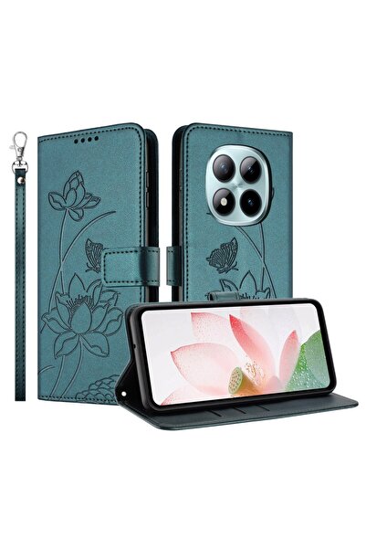 sscase Lotus Θήκη Πορτοφόλι Dark Green (Xiaomi Redmi Note 15 Pro 4G)