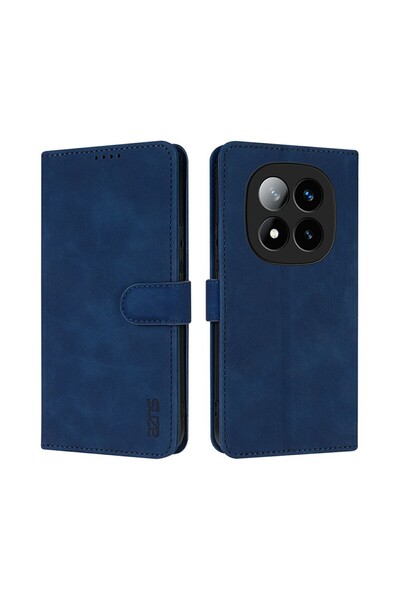 sscase AZNS Magnetic Θήκη Πορτοφόλι Blue (Xiaomi Redmi Note 14 Pro 5G/Poco X7...