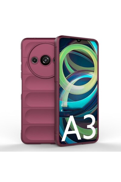 sscase Magic Shield Θήκη Σιλικόνης Wine Red (Xiaomi Redmi A3)