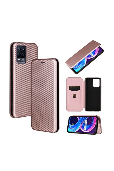 sscase Θήκη Βιβλίο από Ανθρακονήματα Ροζ (Realme 8/8 Pro)
