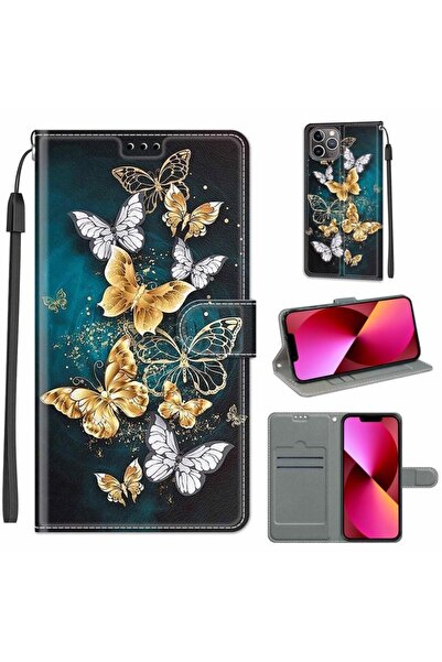 sscase Voltage Coloured Drawing θήκη Πορτοφόλι Flying Butterflies (Apple iPho...