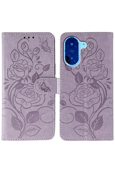 sscase Roses Θήκη Πορτοφόλι Purple (Xiaomi Redmi A5 4G/Poco C71 4G)