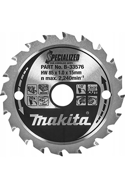 Makita Disc de fierДѓstrДѓu pentru lemn, 85x15 mm, 20 dinИ›i B-33576