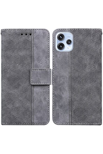sscase Geometry Θήκη Πορτοφόλι Grey (Oppo Reno15 5G)