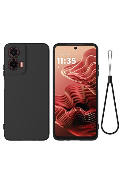 sscase Solid Color Θήκη Σιλικόνης Black (Motorola Moto G35 5G)