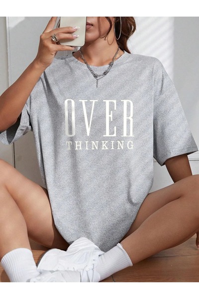 bellanova Unisex Oversize T-shirt με στάμπα Streetwear Άνετη εφαρμογή Daily P...