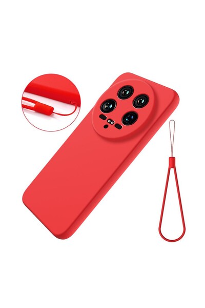 sscase Solid Color Θήκη Σιλικόνης Red (Xiaomi 14 Ultra 5G)