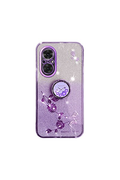 sscase Gradient Glitter Θήκη Σιλικόνης με Δαχτυλίδι Purple (Realme C67 4G)