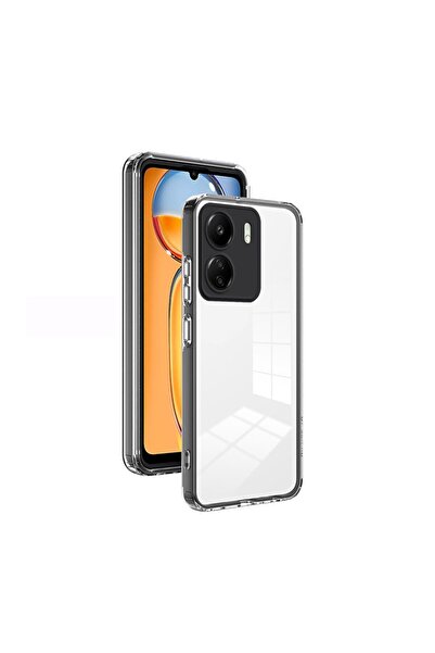 sscase Color Frame Διάφανη Θήκη Σιλικόνης Black (Xiaomi Redmi 13C/Poco C65)