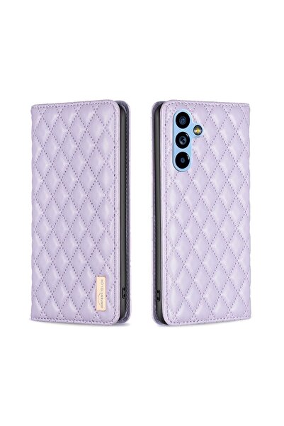 sscase Puff Rhombus Θήκη Βιβλίο Purple (Samsung Galaxy A54 5G)