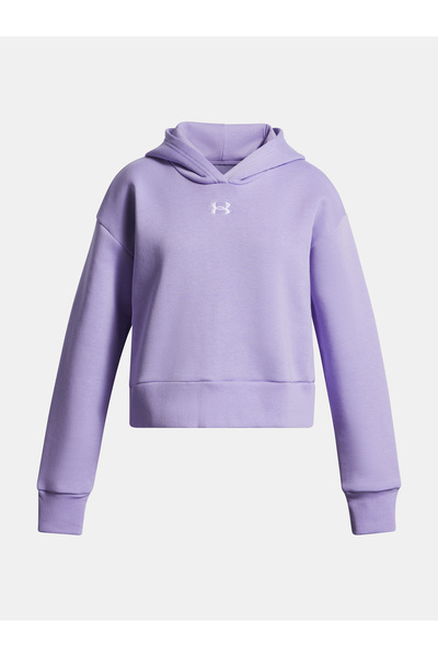 Under Armour Hanorac de fată UA Rival Fleece Hoodie-PPL