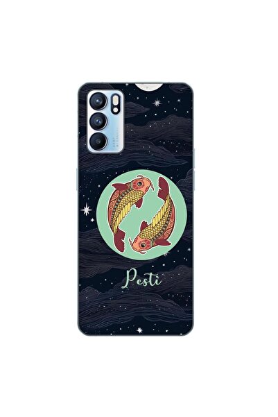 OEM Case compatible with Oppo Reno6 5G Silicone Gel Tpu Pattern Horoscope Pisces