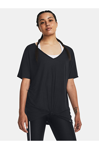 Under Armour Tricou Pjt Rck Completer cu decolteu adânc în V, Negru