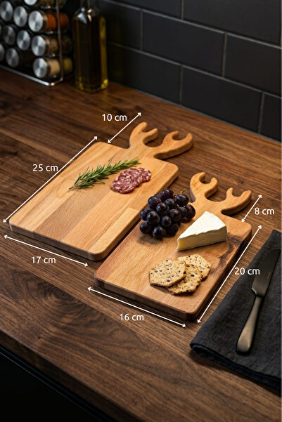 K&G foot rest Wooden Presentation Tray Breakfast and Snack Plate