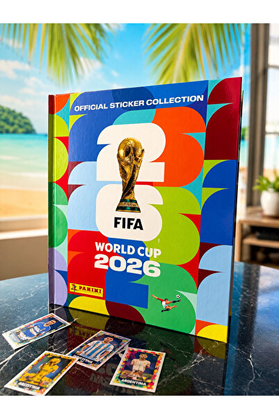Panini Fifa World Cup 2026 sert kapak sticker albüm
