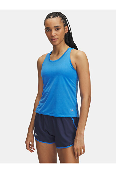 Under Armour Maiou de damă UA Launch Singlet-BLU