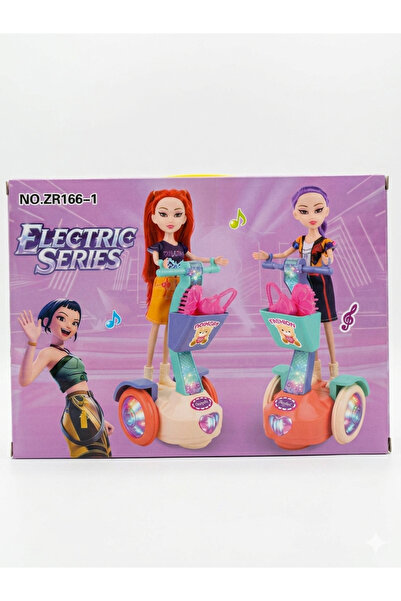 MAXISHOPSRL Păpușă Surpriză K-Pop cu Skateboard, Lumini și Muzică