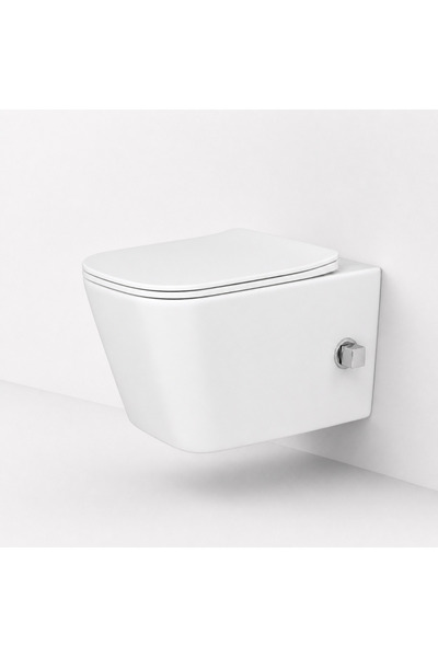 Casa Stile Vas WC suspendat cu bideu integrat alb lucios
