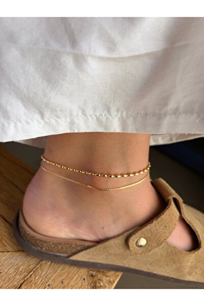 ToffyStore 2-Piece Arpa Chain Anklet