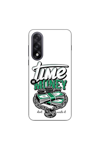 OEM Husa compatibila cu OnePlus Nord 5 Silicon Gel Tpu Model Mesaj Time Is Money