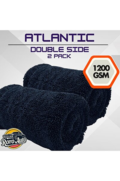 roro auto Atlantic 1600 Gsm Mikrofiber Araç Kurulama - Silme Bezi Lacivert 2 ...
