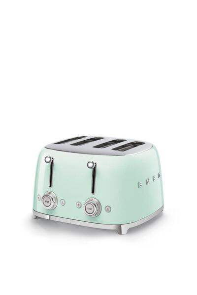 SMEG TSF03PGEU Toaster, 2000 W, 6 Browning Levels, Green