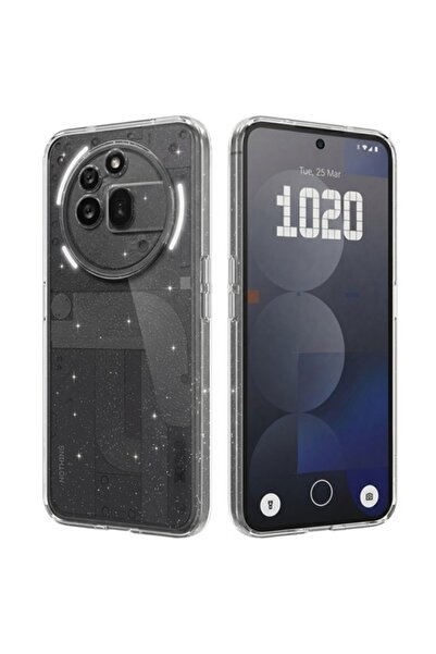 DAMUR Husă Glitter Spark pentru Nothing Phone (3a) Pro, Silicon flexibil, Des...