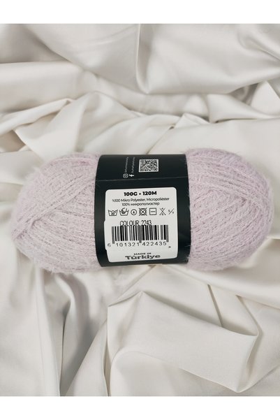Sultan Plush Lilac Hand Knitting Yarn 100Gr. 120 Meters. (1 Piece) - Color: 2243