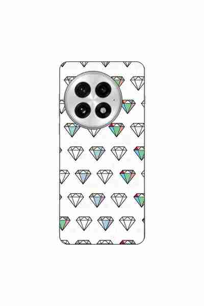 OEM Husa compatibila cu OnePlus 13 Silicon Gel Tpu Model Diamonds Pattern Tra...
