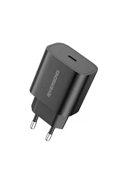 RİVERSONG Φορτιστής Χωρίς Καλώδιο με Θύρα USB-C 20W Μαύρο (PowerKub)