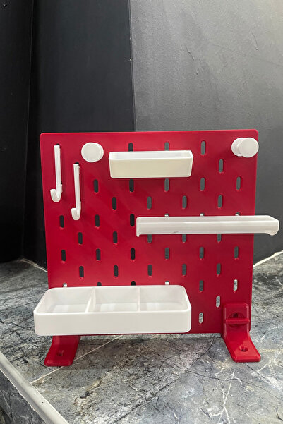 PilCo Masaüstü Ayaklı Pegboard Düzenleyici Pano Seti | 7 Parça Atölye Aksesua...