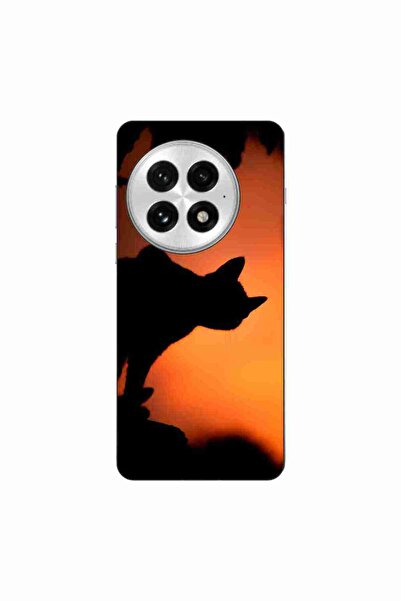 OEM Husa compatibila cu OnePlus 13 Silicon Gel Tpu Model Halloween Pisica Neagra