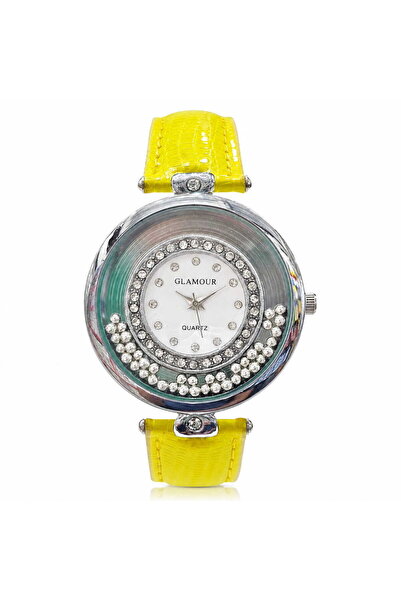 Watch Ceas de dama, Glamour, Galben, Elegant, GL09