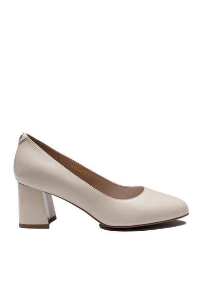 UrbanShoes Elegant women's shoes made of Genuine Leather - 3518 Beige Box