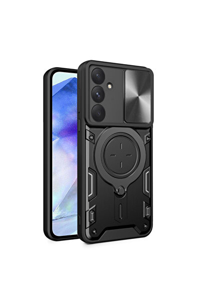 Evolium Husa Telefon pentru Samsung Galaxy A55 5G, Protectie Camera, cu Supor...