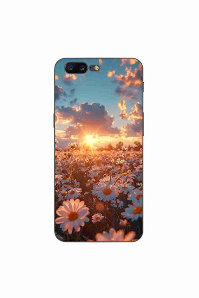 OEM Husa compatibila cu OnePlus 5 Silicon Gel Tpu Model Rasarit cu Flori