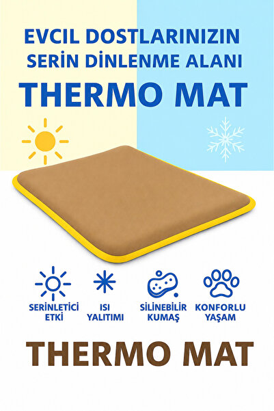 PUGALO Thermo Mat Hem Soğuk Hem Sıcak Kullanılabilen 2si1 arada Kedi & Köpek ...