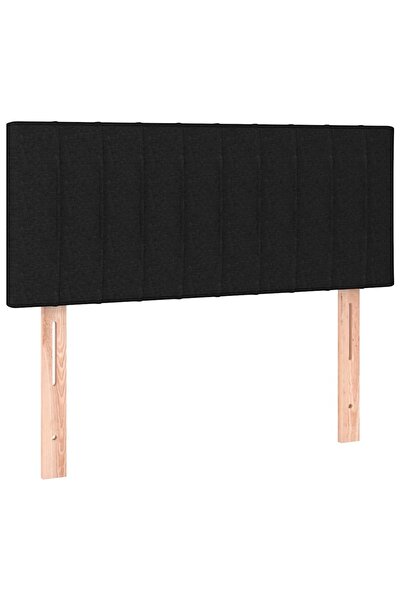 vidaxl Bedside table, black, 90x5x78/88 cm, textile