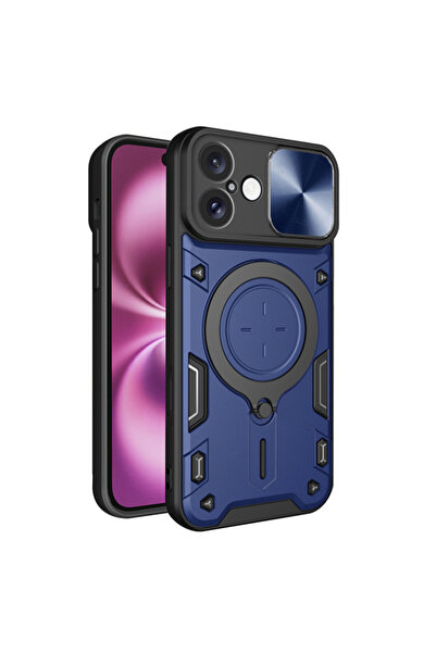 Techsuit Θήκη για iPhone 16 Plus, CamGuard Pro, αντικραδασμική, μπλε