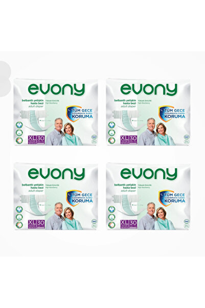 MEDİKAL Patient Diapers with Waistband Extra Large (XL) 30 Pack X 4 Packs (12...