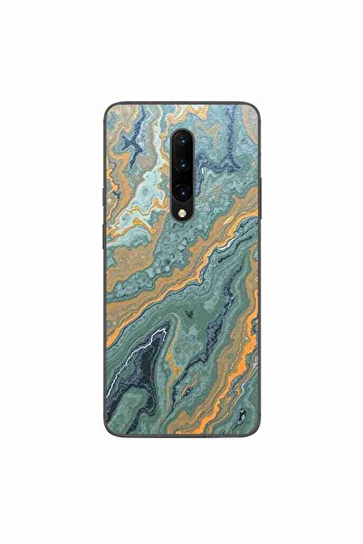 OEM Husa compatibila cu OnePlus 7 Pro Silicon Gel Tpu Model Forest Flame Marble
