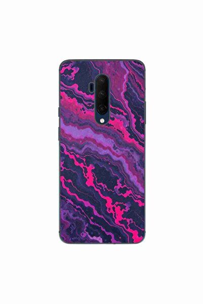 OEM Husa compatibila cu OnePlus 7T Pro Silicon Gel Tpu Model Midnight Rose Ma...
