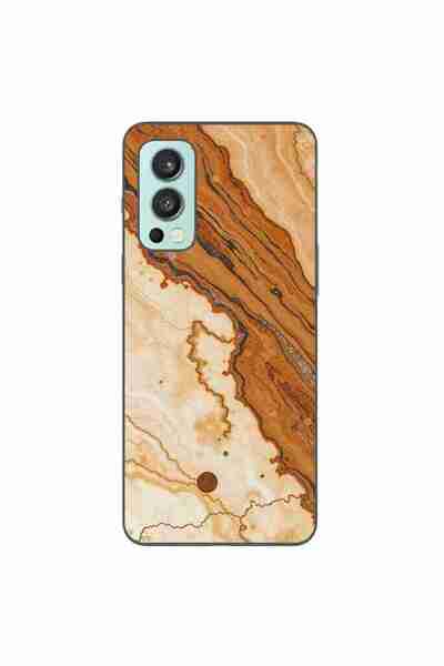 OEM Husa compatibila cu OnePlus Nord 2 Silicon Gel Tpu Model Caramel Marble D...