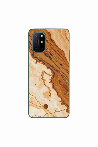 OEM Husa compatibila cu OnePlus 8T Silicon Gel Tpu Model Caramel Marble Dream