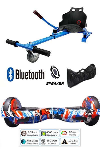 CityMate Elektrikli Kaykay Scooter Hoverboard Akıllı Dengeli + Hover Kart + Ç...